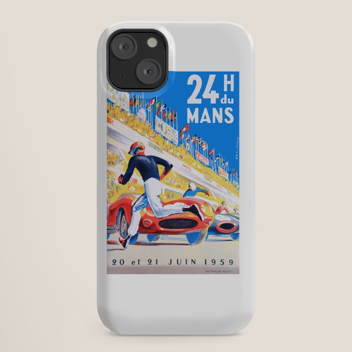 1959 24 Hours of Le Mans Race Poster iPhone Case