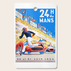 1959 24 Hours of Le Mans Race Poster Cutting Board