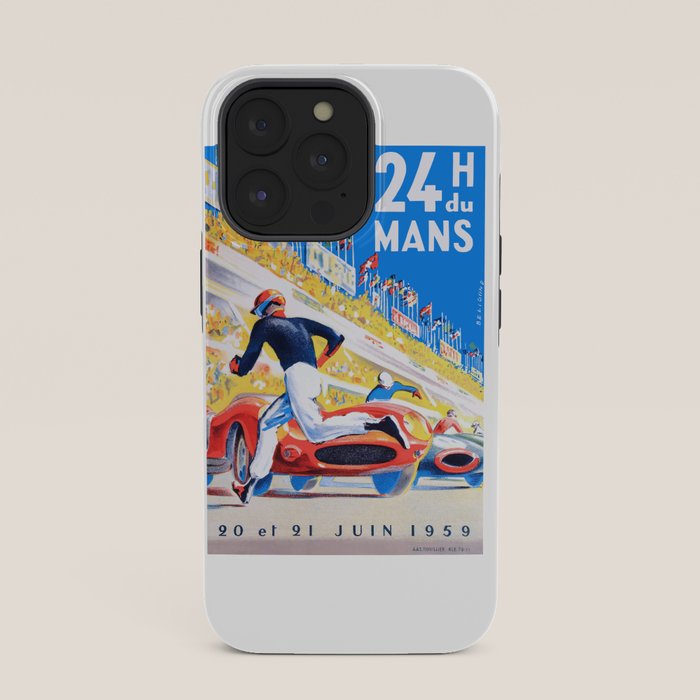 1959 24 Hours of Le Mans Race Poster iPhone Case