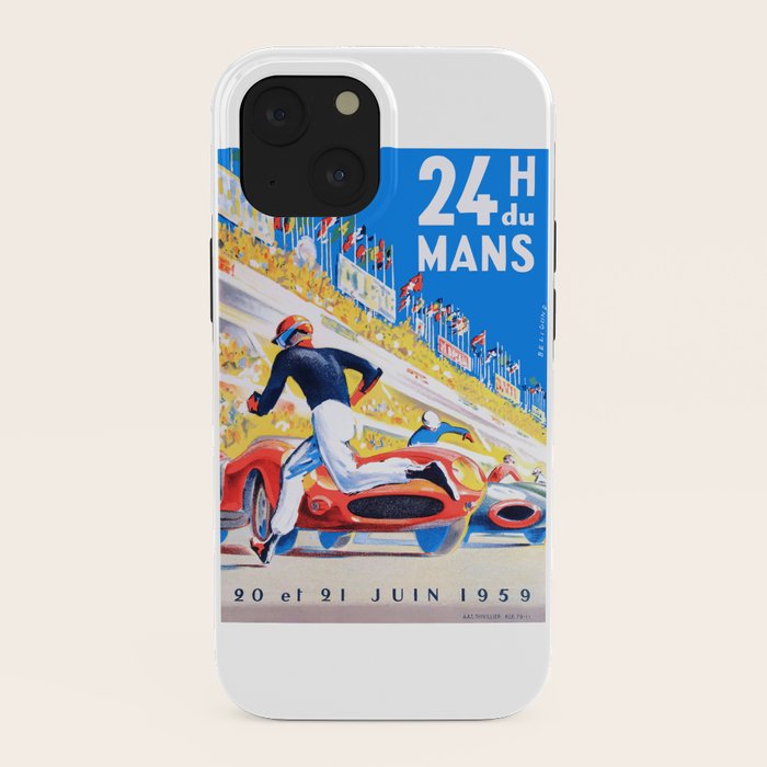 1959 24 Hours of Le Mans Race Poster iPhone Case