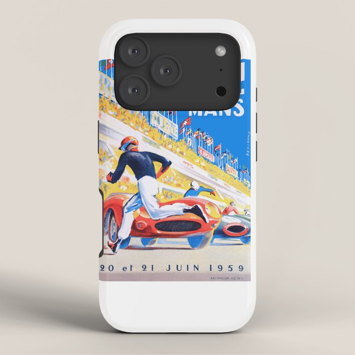 1959 24 Hours of Le Mans Race Poster iPhone Case