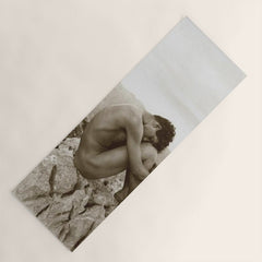 Caino' Male Nude black and white photograph / black and white photography by Wilhem von Gloeden Yoga Mat