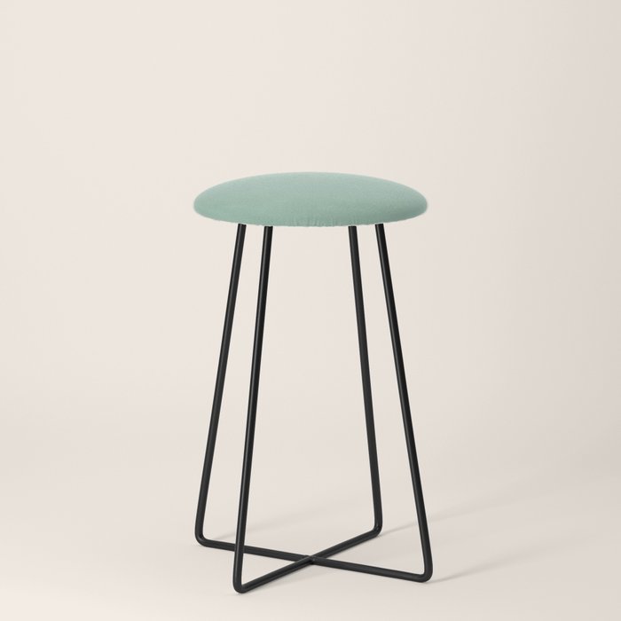 1950s Mint Green Solid Stool