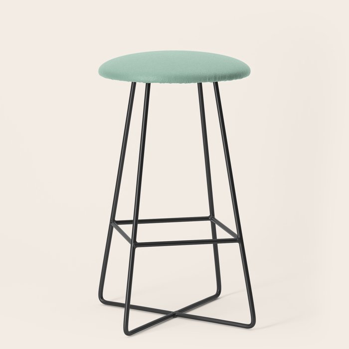 1950s Mint Green Solid Stool