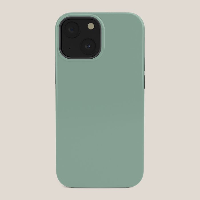 1950s Mint Green Solid iPhone Case