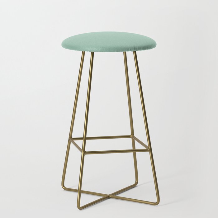 1950s Mint Green Solid Stool