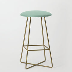 1950s Mint Green Solid Stool