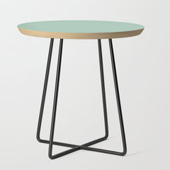 1950s Mint Green Solid Side Table