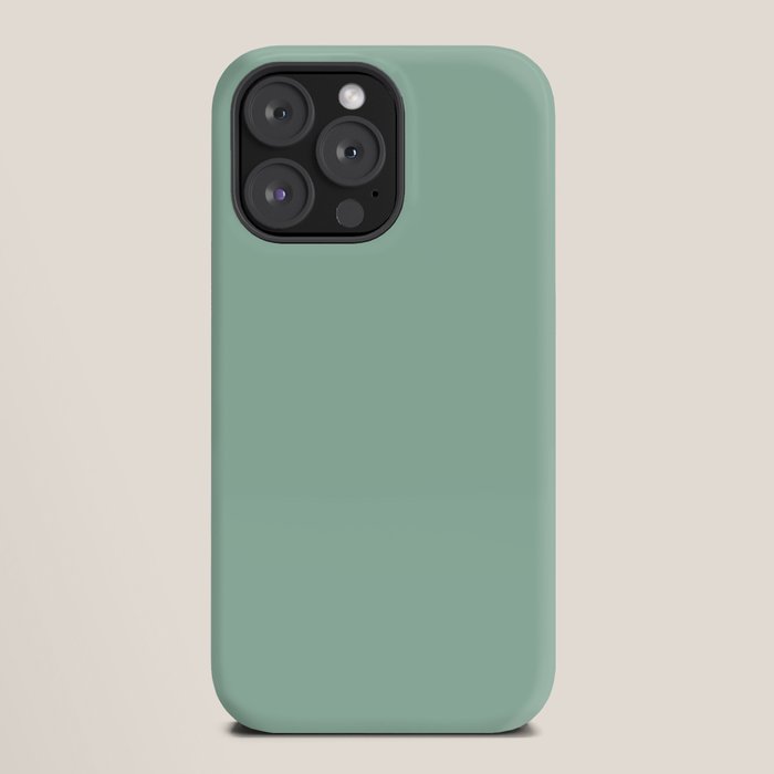 1950s Mint Green Solid iPhone Case