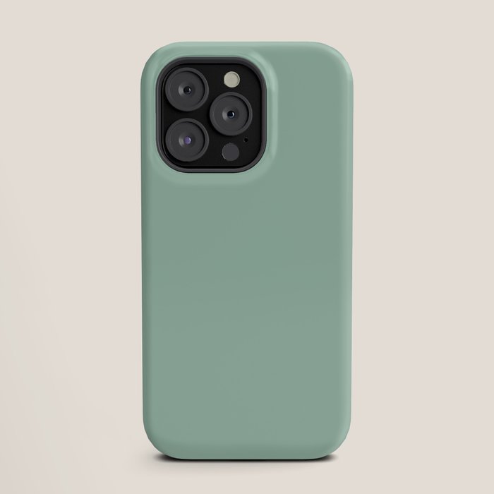 1950s Mint Green Solid iPhone Case