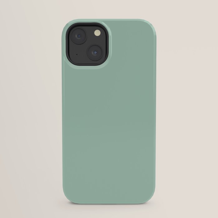 1950s Mint Green Solid iPhone Case