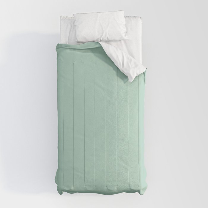1950s Mint Green Solid Comforter