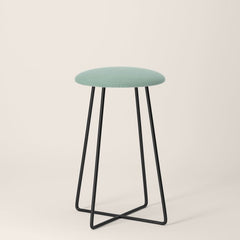 1950s Mint Green Solid Stool