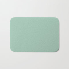 1950s Mint Green Solid Bath Mat