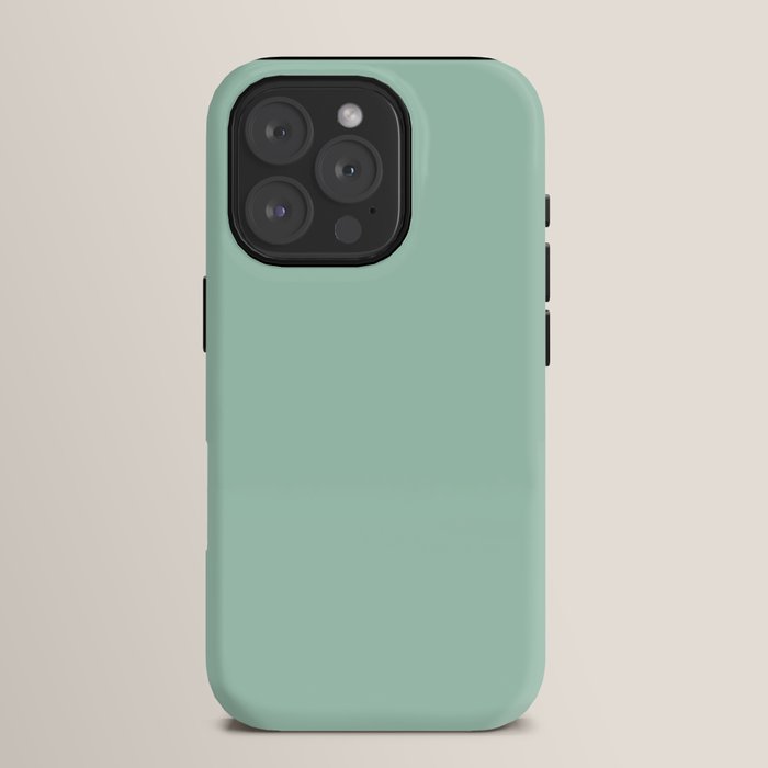 1950s Mint Green Solid iPhone Case