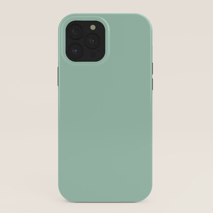 1950s Mint Green Solid iPhone Case