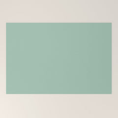 1950s Mint Green Solid Welcome Mat