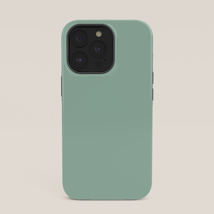 1950s Mint Green Solid iPhone Case