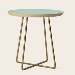1950s Mint Green Solid Side Table