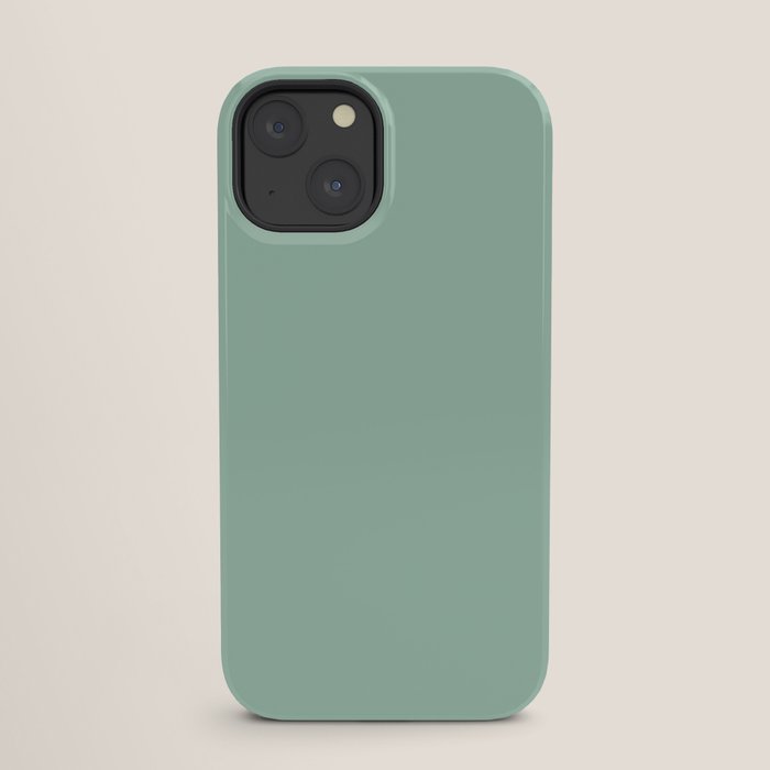 1950s Mint Green Solid iPhone Case