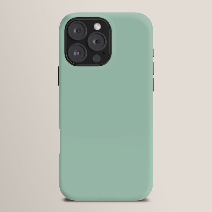 1950s Mint Green Solid iPhone Case