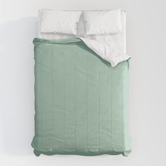 1950s Mint Green Solid Comforter