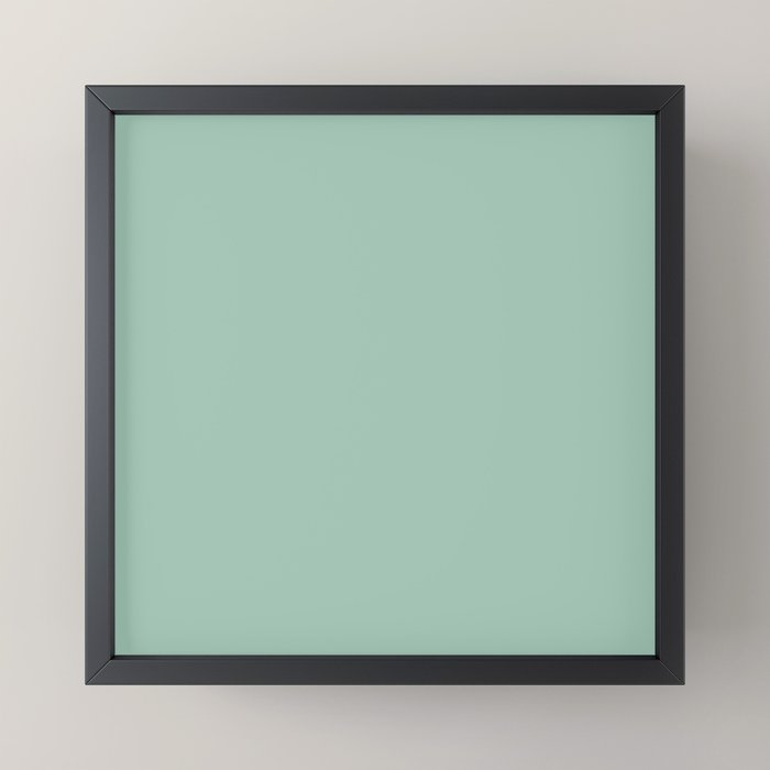 1950s Mint Green Solid Mini Art Print