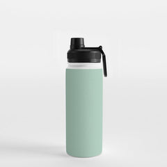 1950s Mint Green Solid Water Bottle