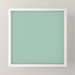 1950s Mint Green Solid Mini Art Print