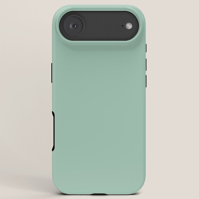 1950s Mint Green Solid iPhone Case