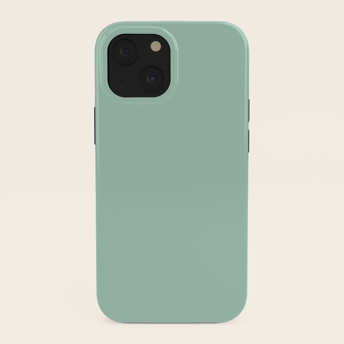 1950s Mint Green Solid iPhone Case