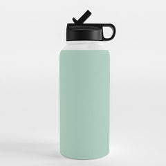 1950s Mint Green Solid Water Bottle