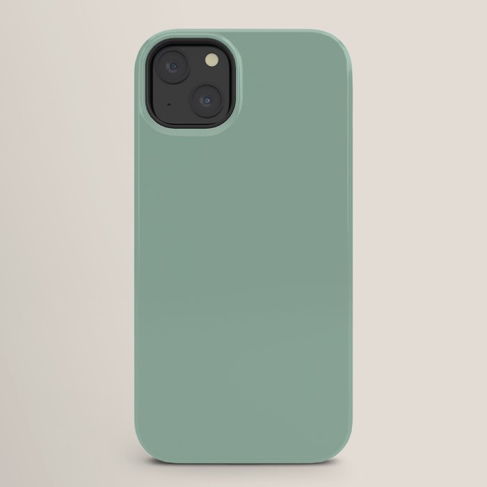 1950s Mint Green Solid iPhone Case