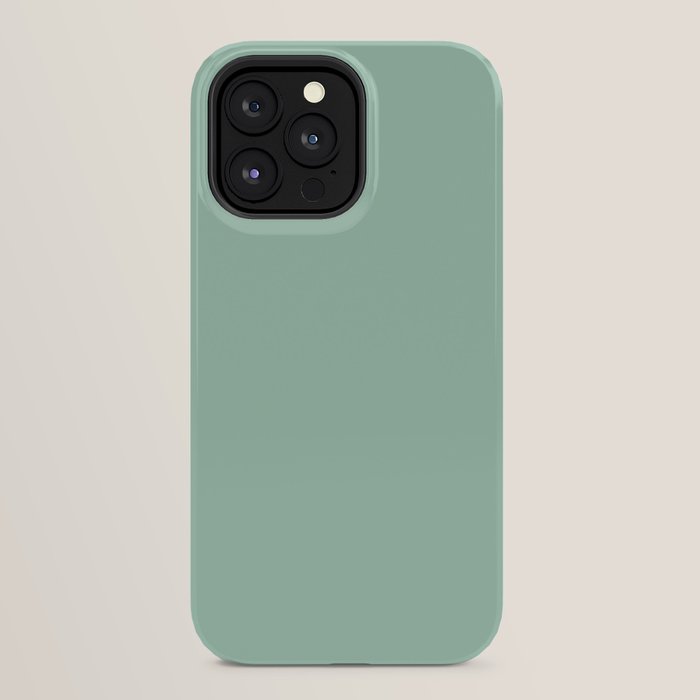 1950s Mint Green Solid iPhone Case