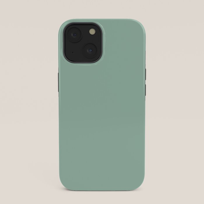 1950s Mint Green Solid iPhone Case