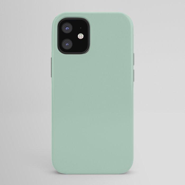 1950s Mint Green Solid iPhone Case