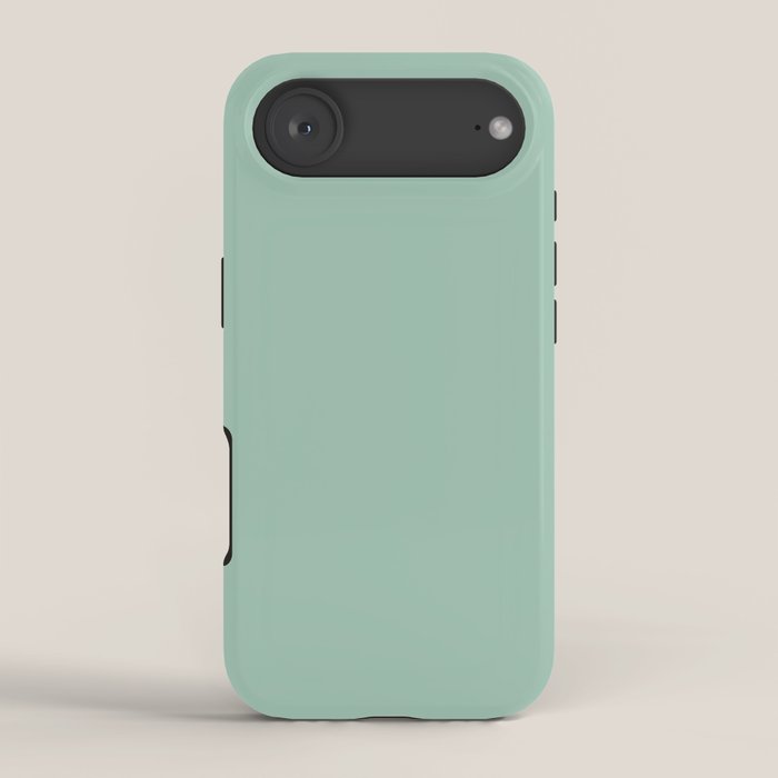 1950s Mint Green Solid iPhone Case