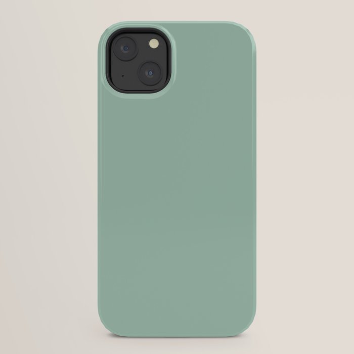 1950s Mint Green Solid iPhone Case