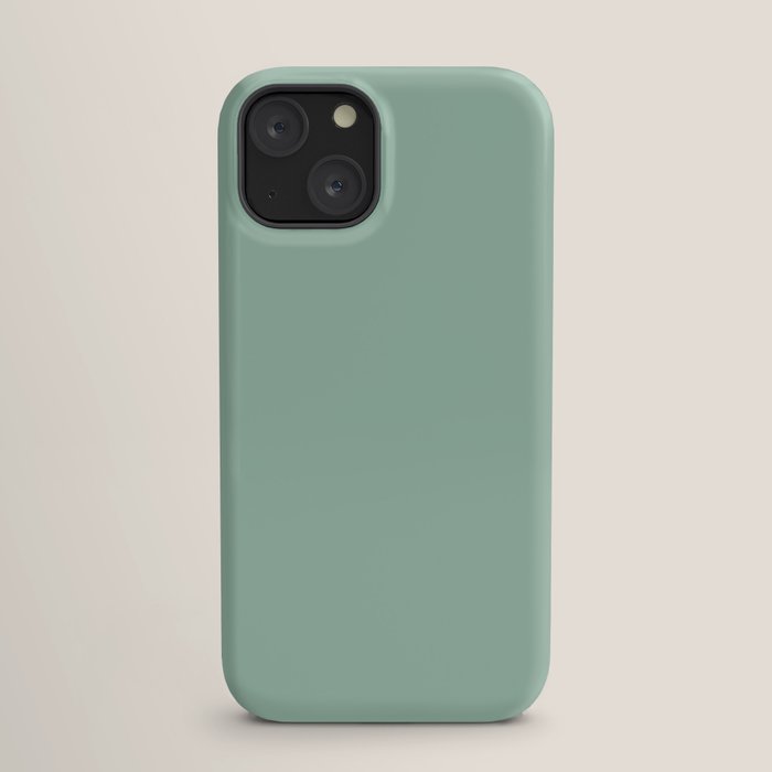 1950s Mint Green Solid iPhone Case