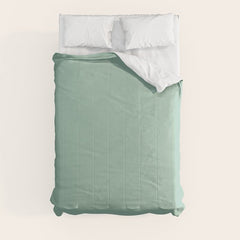 1950s Mint Green Solid Comforter