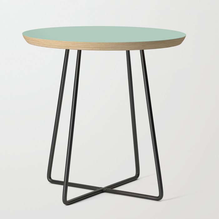 1950s Mint Green Solid Side Table