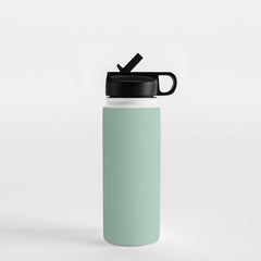 1950s Mint Green Solid Water Bottle