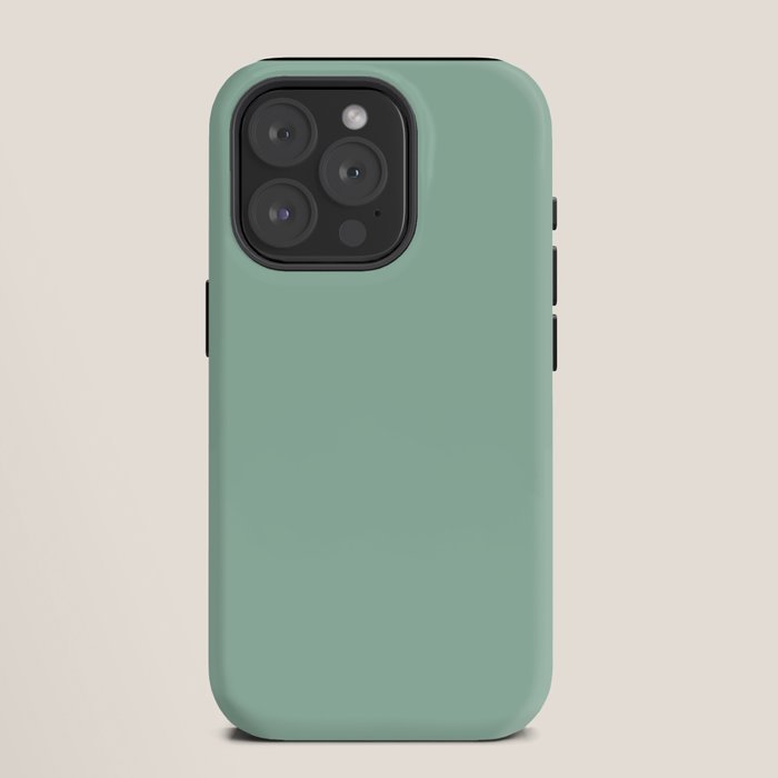 1950s Mint Green Solid iPhone Case