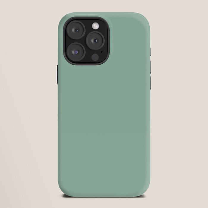1950s Mint Green Solid iPhone Case