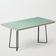 1950s Mint Green Solid Coffee Table