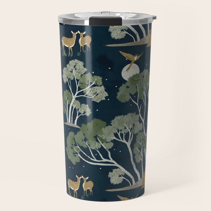 A Forest Awakens Full Moon Travel Mug