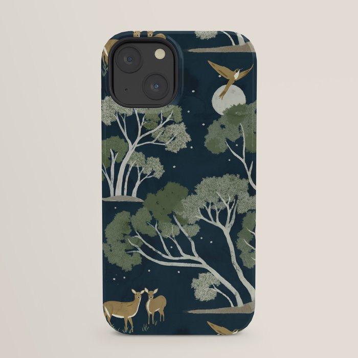 A Forest Awakens Full Moon iPhone Case