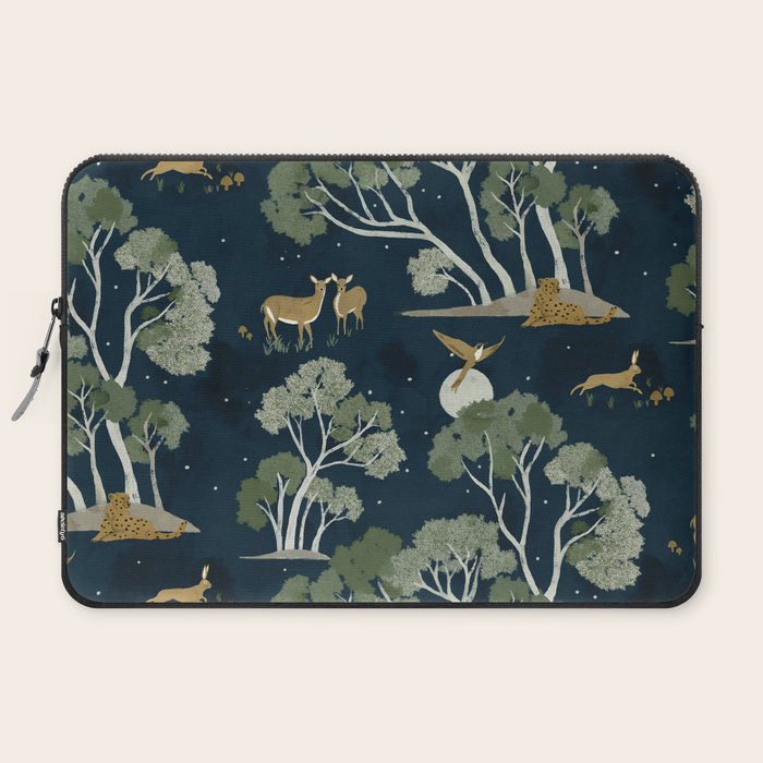 A Forest Awakens Full Moon Laptop Sleeve