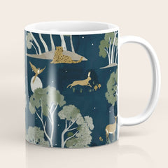 A Forest Awakens Full Moon Coffee Mug