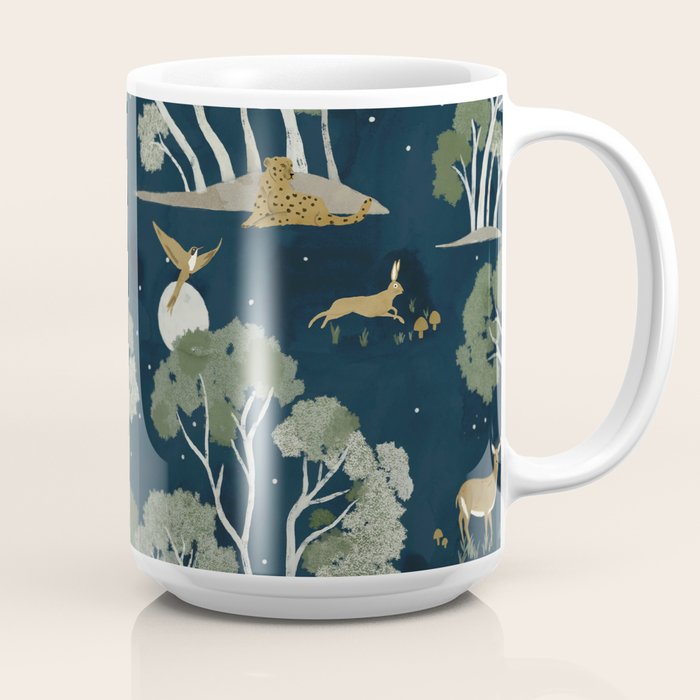 A Forest Awakens Full Moon Coffee Mug